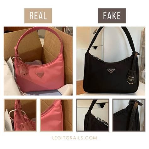 how to tell if a prada bag is fake|prada dust bag authentic.